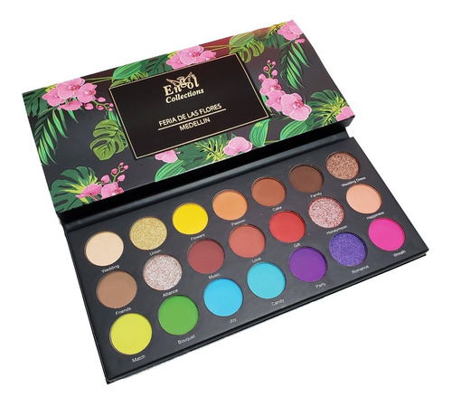 Paleta Sombras Color Mate Engol Origial - Medellin 