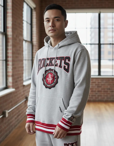 Sudadera Pro Standar Nba Rockets Houston Hoddie Excelente