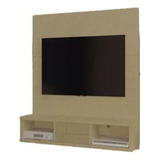 Painel Para Tv Em Ate 32 Polegadas 3 Nichos Natural Em Mdf