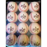 Pelota Profesional Stars Practica En Color Cafe Para Beisbol