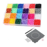 Estuche Hama Beads Mini 2.5mm Perler Juego De Mesa Set Kit