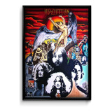 Cuadro Led Zeppelin M2 35x50 (marco + Lámina + Vidrio)