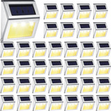 Paquete De 48 Luces Solares Para Escalones Luces De Valla Al