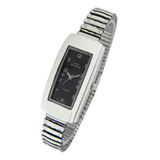 Reloj Montreal Mujer Ml571 Malla Elastizada De Acero