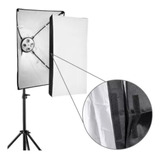 Kit Soft Box 50x70 Luz Contínua Quadruplo Estudio + Tripé 2m