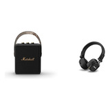 Marshall Stockwell Ii - Altavoz Bluetooth Portátil - Negro Y 110v