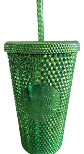 Starbucks Vaso 16oz/473ml Verde Metalico
