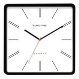 Reloj De Pared Eurotime Quartz Moderno Cuadrado Kitchen 