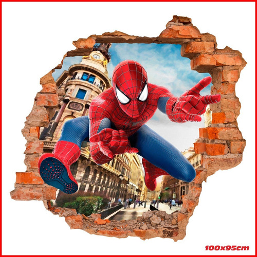 Vinil Decorativo Fx Marvel Spiderman Mexico City -100x95cm