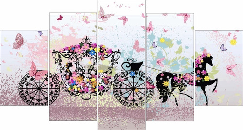 Quadros Decorativos Carroagem Princesa