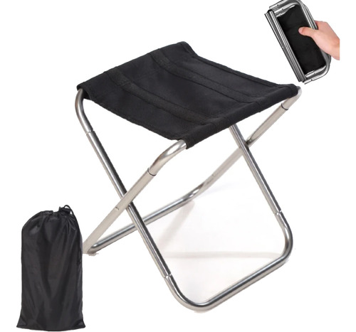 Cadeira De Acampamento Dobrável Ao Ar Livre Pequena E Portát