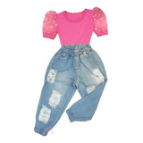 Conjunto Infantil Menina Modinha Mini Diva Blogueira Luxo 