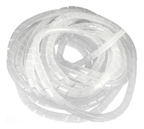 Tubo Organizador Espiral De Cables Radox 080-973 10mm 10mts Color Transparente