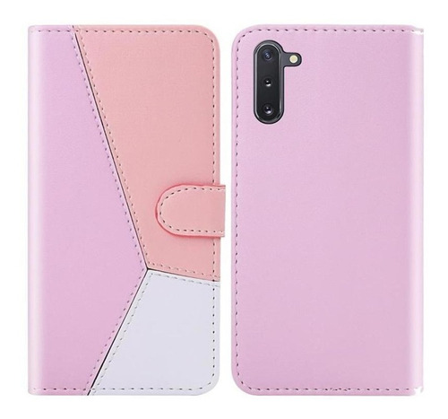 Para Samsung Galaxy A03s, Costuras Tricolores, Funda Hori