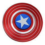 Fidget Spinner Capitan America De Metal Con Estuche