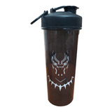 Shaker Pantera Negra Design Vaso Gym Caramañola 750bpa Free