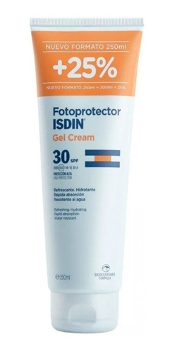 Isdin Fotoprotector Gel Cream Spf 30 250ml