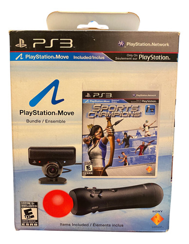 Kit Playstation Move + Câmera Eye Ps3 Lacrado