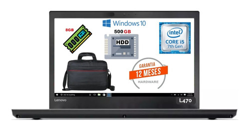 Lenovothinkpad L470 I5-7200u 8gb 500gb Hdd Factura Gara12mes