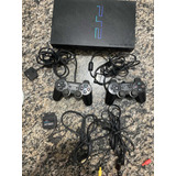 Console Playstation 2 Fat+ Controles + Receptor Ir Unit + 50 Jogos