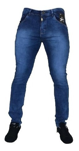 Calça Jeans Ou Sarja Masculina Slim Fit C Lycra Promoção Beg