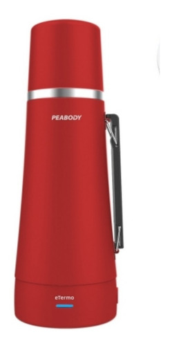 Termo Con Pico Cebador 1 Lts Peabody E-termo 700w Tapa Mate