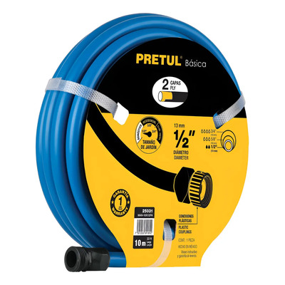 Manguera Azul 1\u002F2 2 Capas 10 M Conexiones Plásticas, Pretul | MercadoLibre