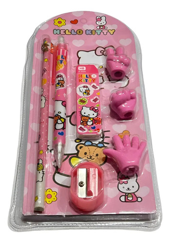 Lápiz Lapicero Goma Sacapuntas 2 Pzas. Disney Niña/niño