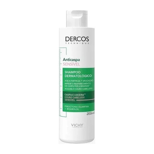  Dercos Shampoo Anticaspa Sensível 200ml Vichy