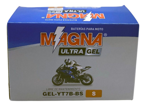 Batería Moto Magna Gel-yt7b-bs Akt 200 - Bws 125