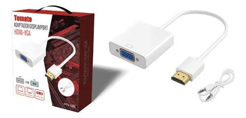 Conversor Adaptador De Vídeo Hdmi Para Vga Tomate - Mtv-603