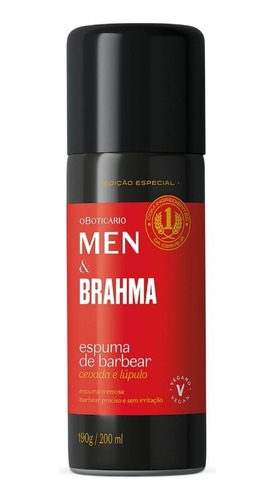 Espuma De Barbear Men E Brahma 190g