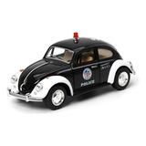 Volkswagen Beetle 1967 Policia.escala 1:32 Kinsmart (12cms)