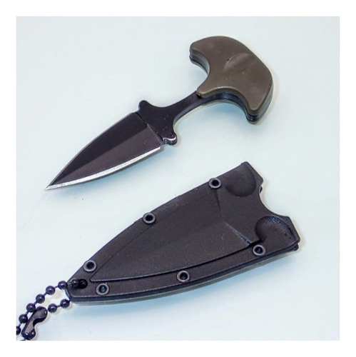 Cuchillo Mini Daga Push Dagger Pua Punta Collar