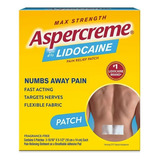 Aspercreme Lidocaína Parche Maximum Strength Americano Origi