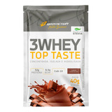 Porçãodiária 3whey Toptaste Chocolate Sachê 40g - Bodyaction