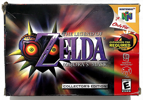 Jogo Zelda Majora's Mask + Expansion Pak Nintendo 64.