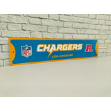 Cuadro Chargers Nfl Letrero De Metal Estilo Original