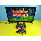 Consola Nintendo 64 Personalizada De Donkey Kong 