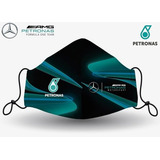 Face Mask  Amg F1 Mercedes Benz  Petronas Sanitizado