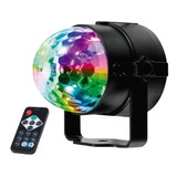 Bola De Disco Led Giratoria Audioritmica 3w Rgb Control 220v