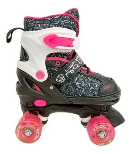 Patines Kossok Glide 925 4 Ruedas Infantil Set Protecciones