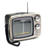 Radio Vintage Am Fm Bluetooth Usb Recargable Portatil Color Yx-078ubt