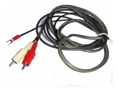 Cables Conexion Phono Con Tierra Rca Bandeja Giradiscos