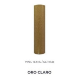 Vinil Textil Detalle Glitter Oro Claro 50cm X 1m