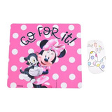 Kit Mouse Wireless + Mousepad Minnie Go For It!