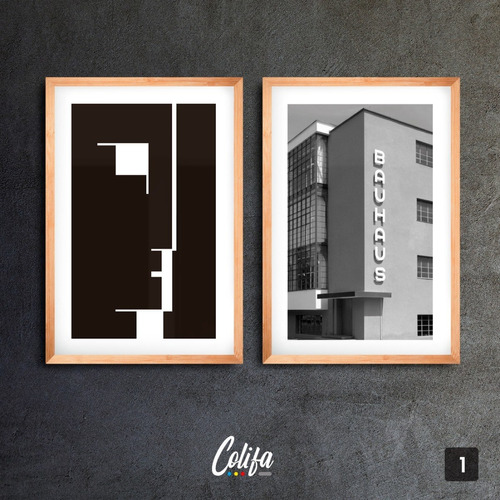 Set Cuadros Bauhaus - Decorativo - 40x60  #2