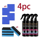 4 X 120 Ml Nano Spray Car Shampô Reparação De Arranhões