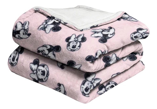 Cobertor Alaska Cuna Chiqui Mundo Minnie Mouse