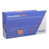 Dexatabs Vita 1mg P/ Cães E Gatos 12 Comprimidos - Biovet